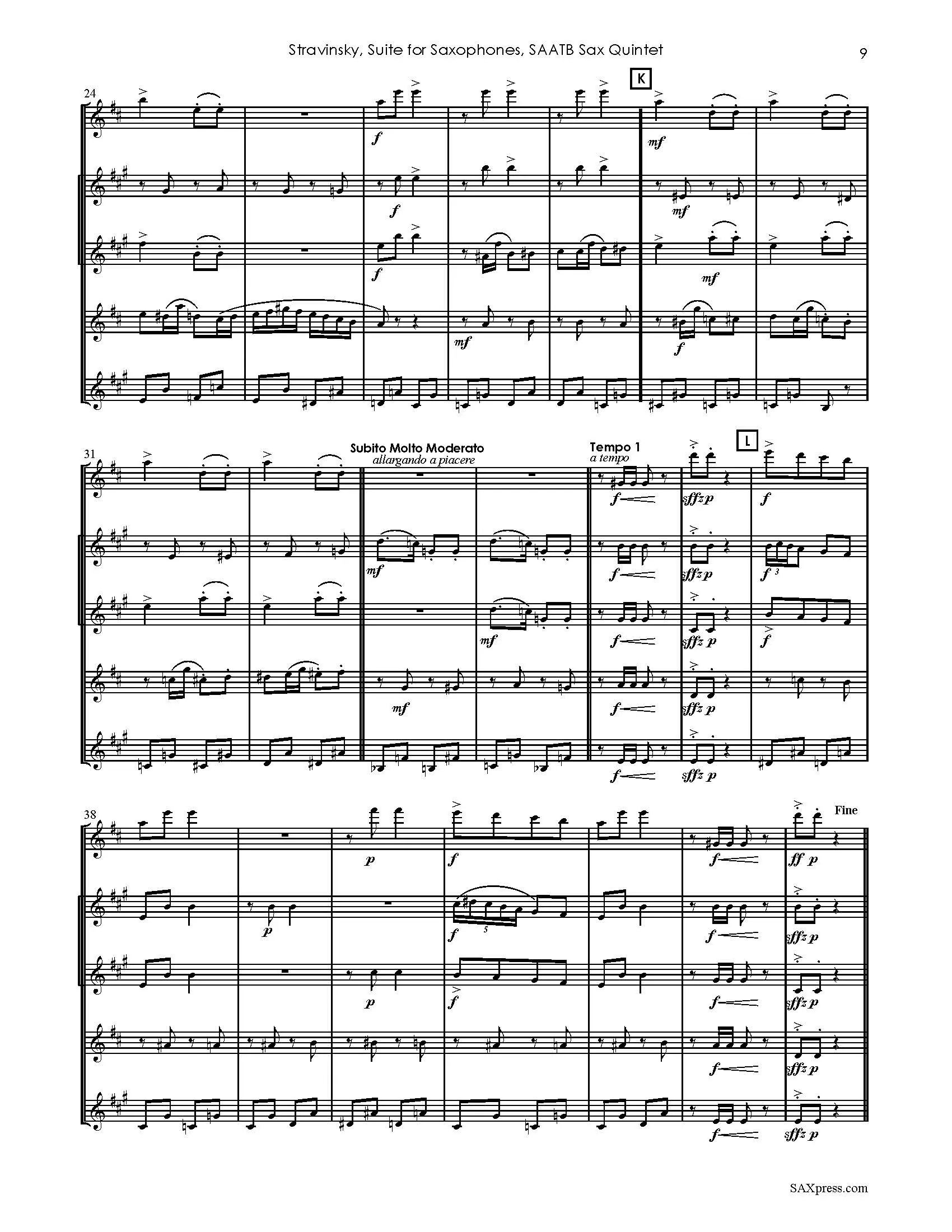 Suite for Saxophones - Image 7