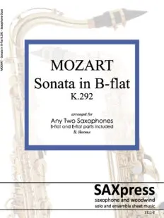 Sonata in B-flat K292