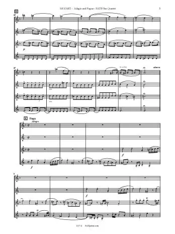 Adagio and Fugue in C minor, K546 - Image 3