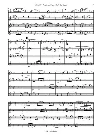 Adagio and Fugue in C minor, K546 - Image 5