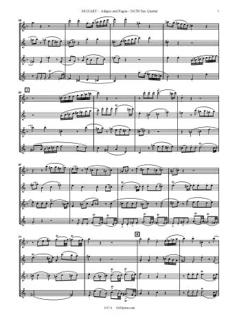 Adagio and Fugue in C minor, K546 - Image 7