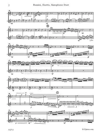 Duetto for Alto and Baritone Saxophone - Image 3