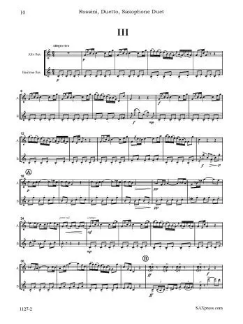 Duetto for Alto and Baritone Saxophone - Image 6