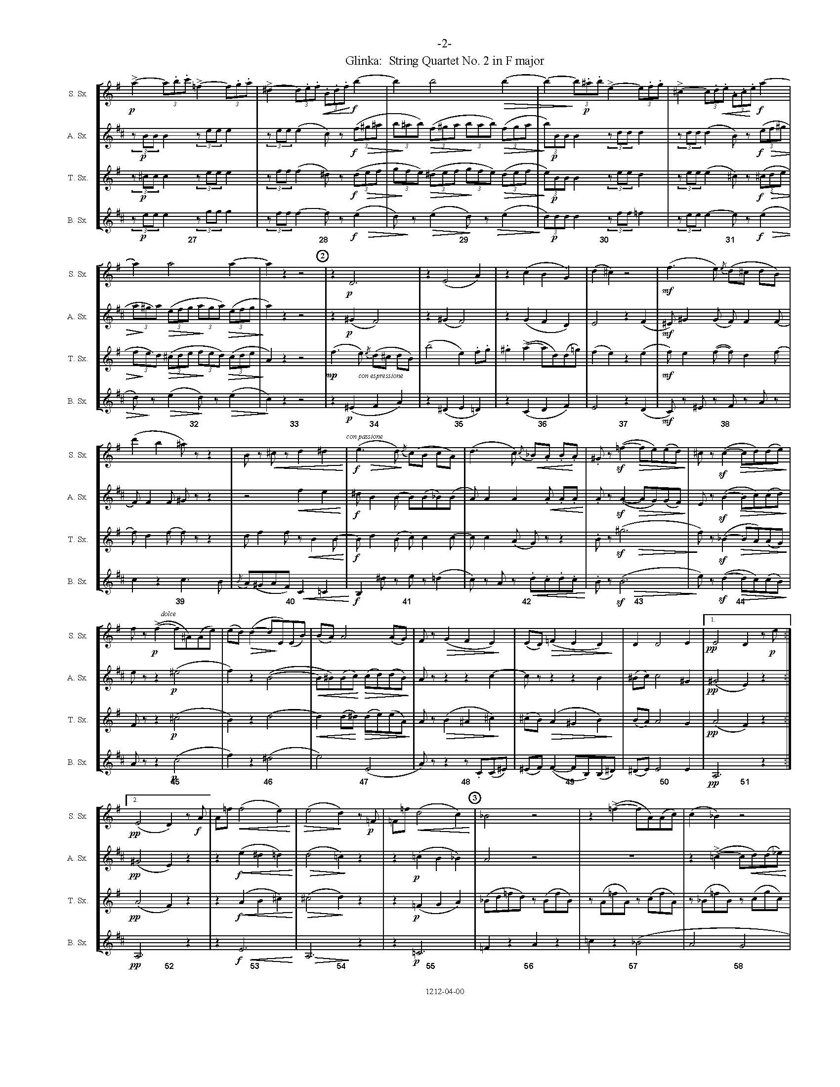 Quartet No. 2 in F major - Image 3