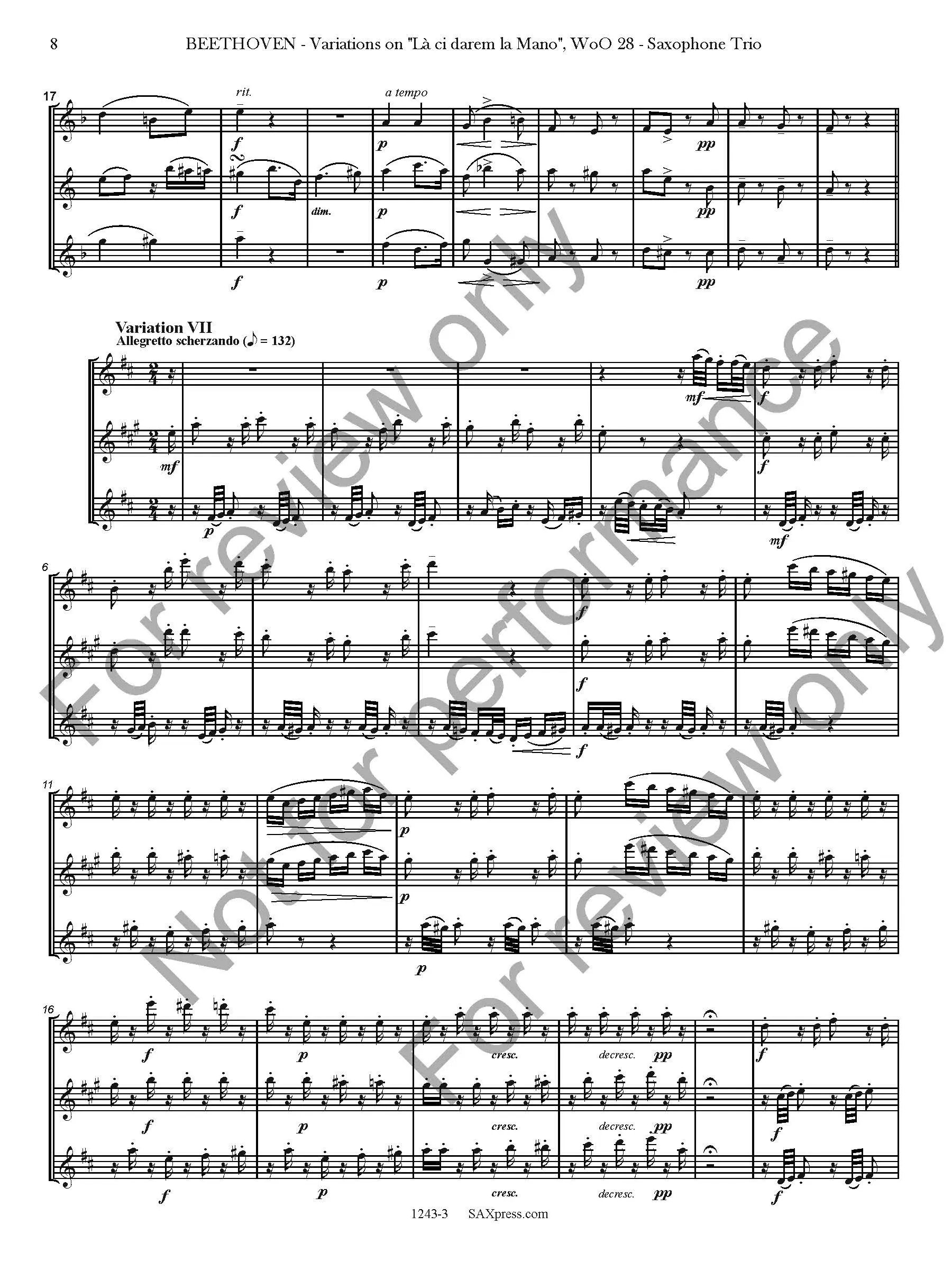 Variations on La ci darem la Mano, WoO. 28 - Image 9