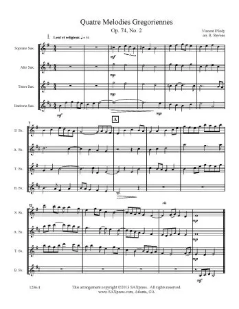 Four Gregorian Melodies - Image 2