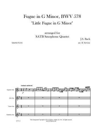 Fugue in G minor BWV 578 - Image 2