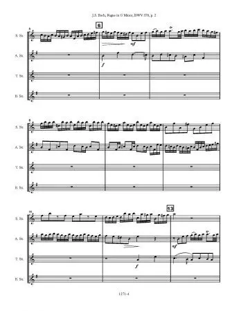 Fugue in G minor BWV 578 - Image 3