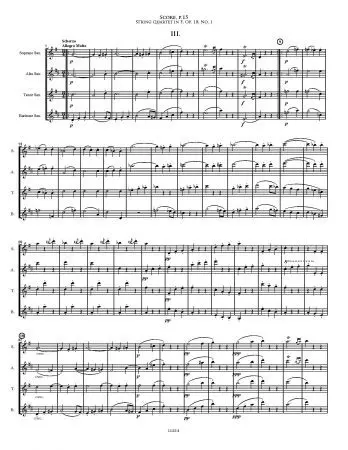 Quartet in F, Opus 18, no. 1 - Image 6