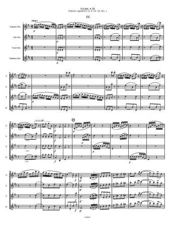 Quartet in F, Opus 18, no. 1 - Image 8