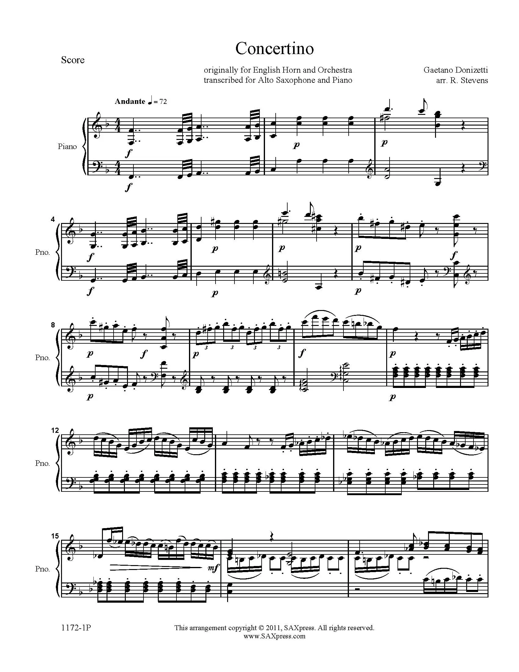 Concertino for Saxophone - Image 2