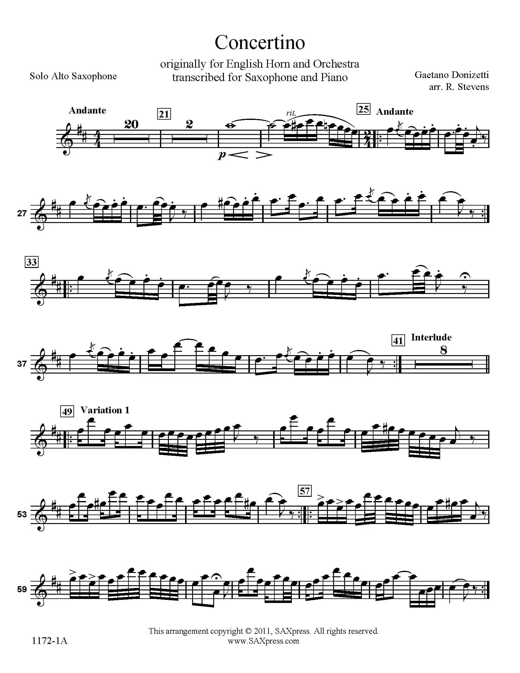 Concertino for Saxophone - Image 6