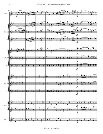 The Circus Bee - Saxophone Choir - Image 6
