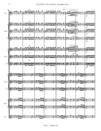 The Circus Bee - Saxophone Choir - Image 8