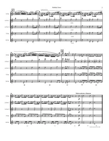 Halleluja Chorus from “Messiah” Saxophone Quintet - Image 4