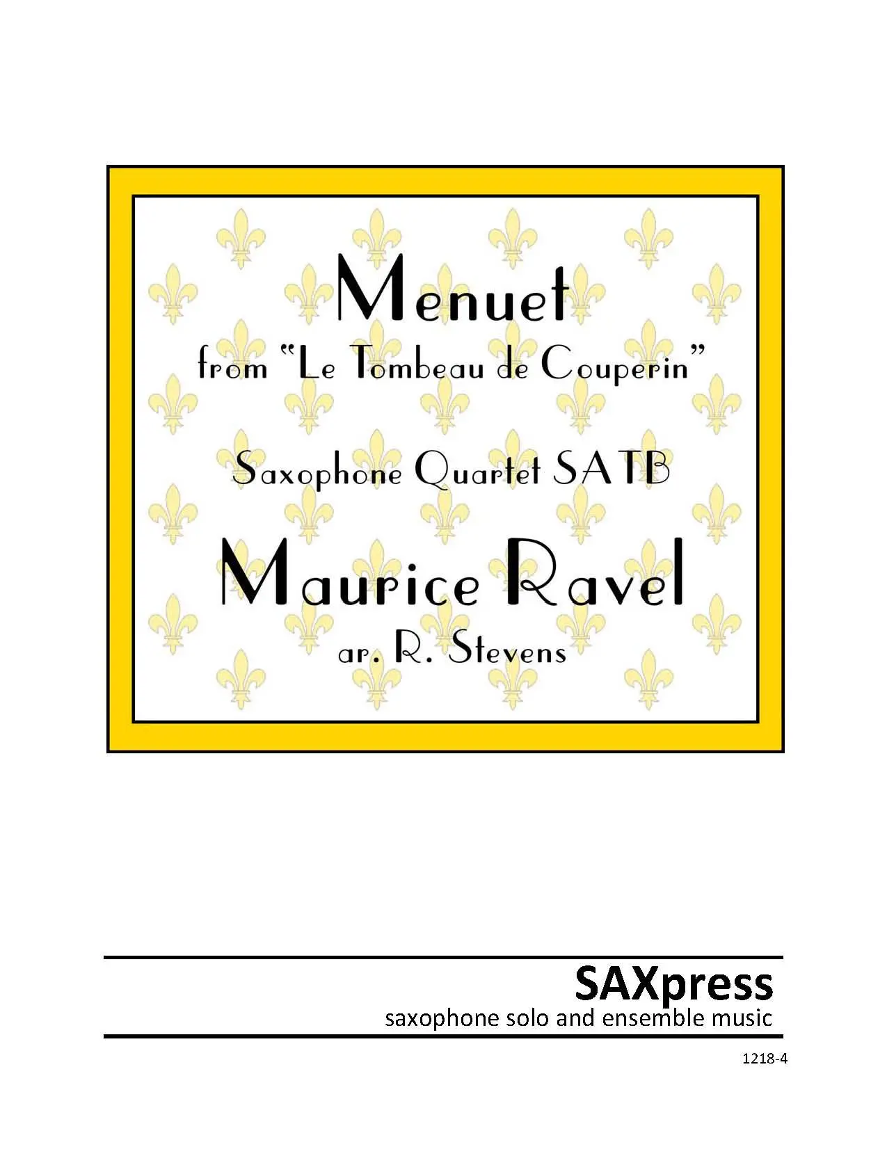 Menuet from Le Tombeau de Couperin