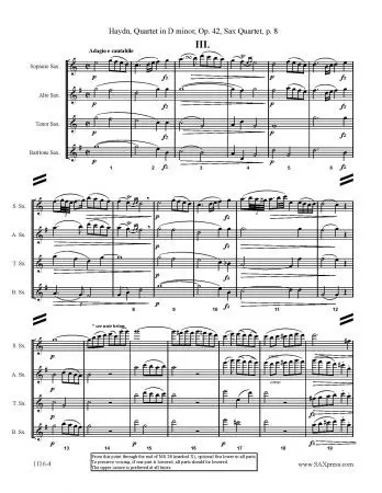 Quartet 35 in D minor, Op. 42 - Image 5