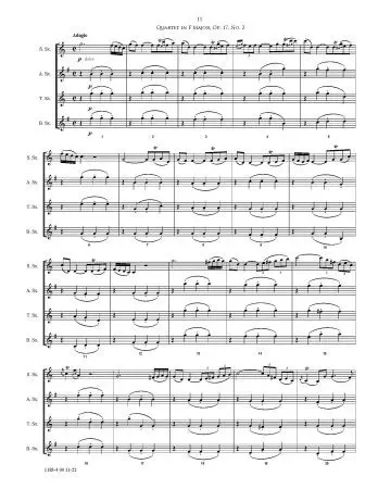 Quartet in F Major, Op. 17, No. 2 - Image 5