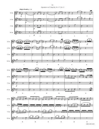 Quartet in F Major, Op. 17, No. 2 - Image 6