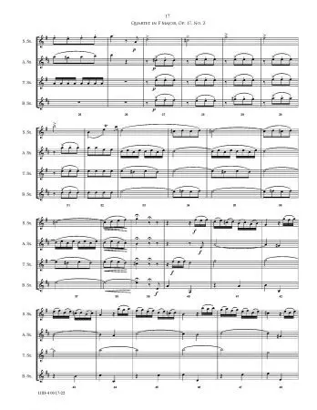 Quartet in F Major, Op. 17, No. 2 - Image 7