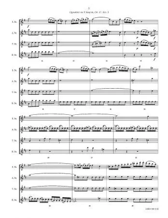 Quartet in F Major, Op. 17, No. 2 - Image 3