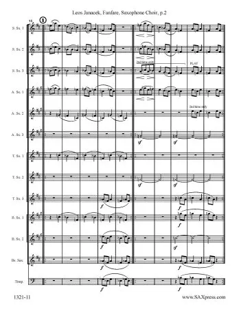 Fanfare from Sinfonietta Saxophone Choir - Image 3