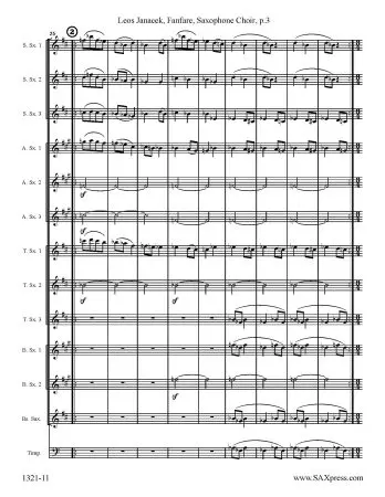 Fanfare from Sinfonietta Saxophone Choir - Image 4