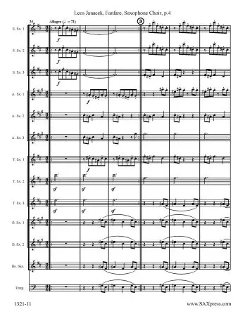 Fanfare from Sinfonietta Saxophone Choir - Image 5