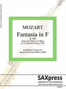 Fantasia In F, K. 549