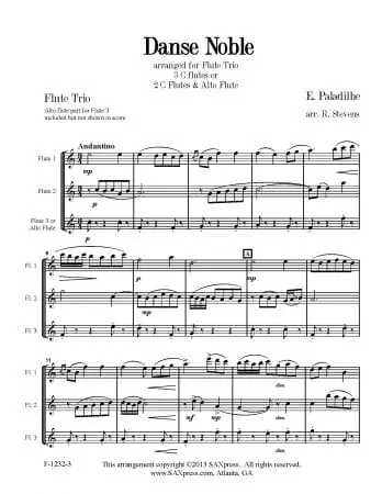 Danse Noble Flute Trio - Image 2