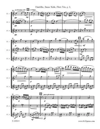 Danse Noble Flute Trio - Image 3