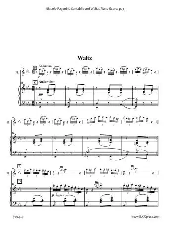 Cantabile and Waltz | Flute Solo - Image 3