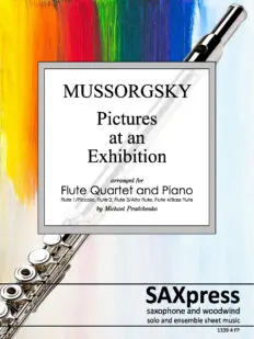 Pictures at an Exhibition Flute Quartet with Piano