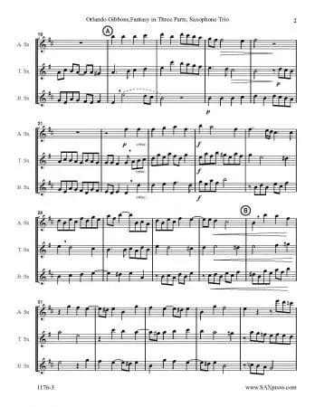 Fantasy in Three Parts | Sax Trio - Image 3