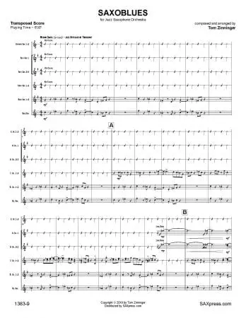Saxoblues | Jazz Saxophone Orchestra - Image 2