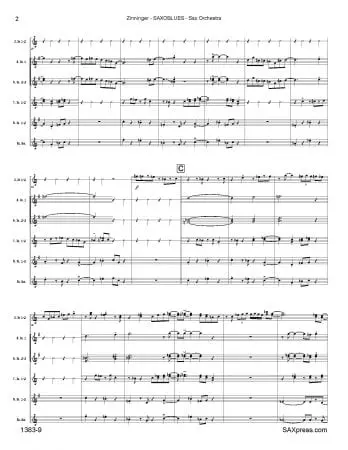 Saxoblues | Jazz Saxophone Orchestra - Image 3