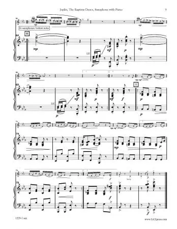 The Ragtime Dance | Saxophone Solo - Image 4
