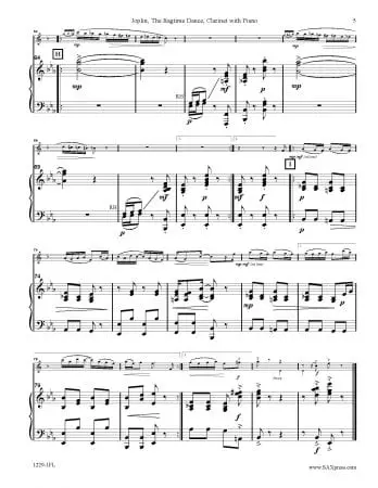 The Ragtime Dance | Clarinet Solo - Image 4