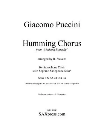 Humming Chorus from Madama Butterfly - Image 2