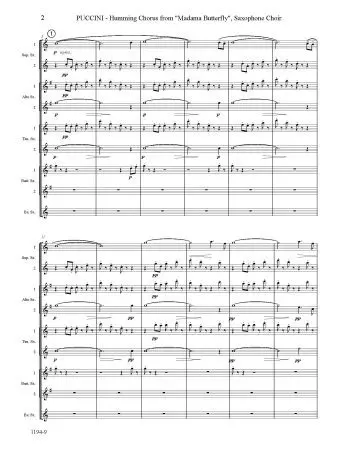 Humming Chorus from Madama Butterfly - Image 4