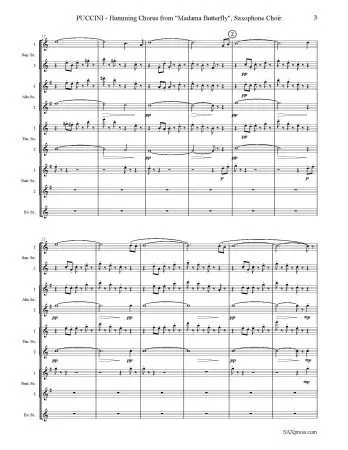 Humming Chorus from Madama Butterfly - Image 5