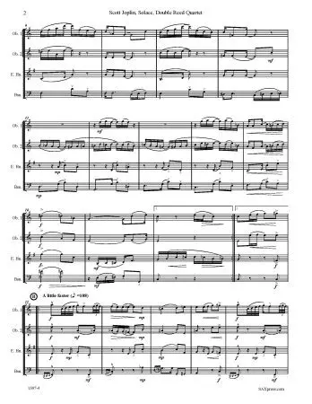 Solace - A Mexican Serenade - Double Reed Quartet - Image 4
