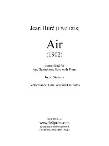 Air - Saxophone Solo - Image 2