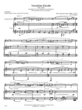 Vocalise Etude (Szymanowski) - Image 3