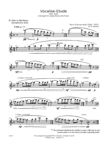 Vocalise Etude (Szymanowski) - Image 6