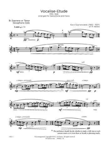 Vocalise Etude (Szymanowski) - Image 7
