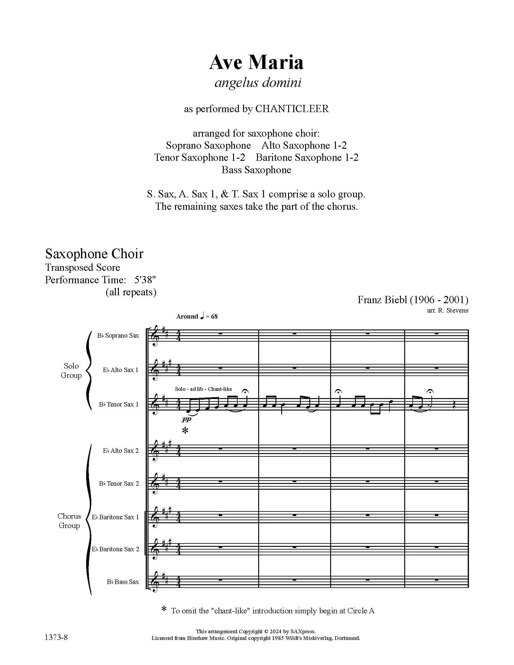 Ave Maria (Biebl) - Image 3