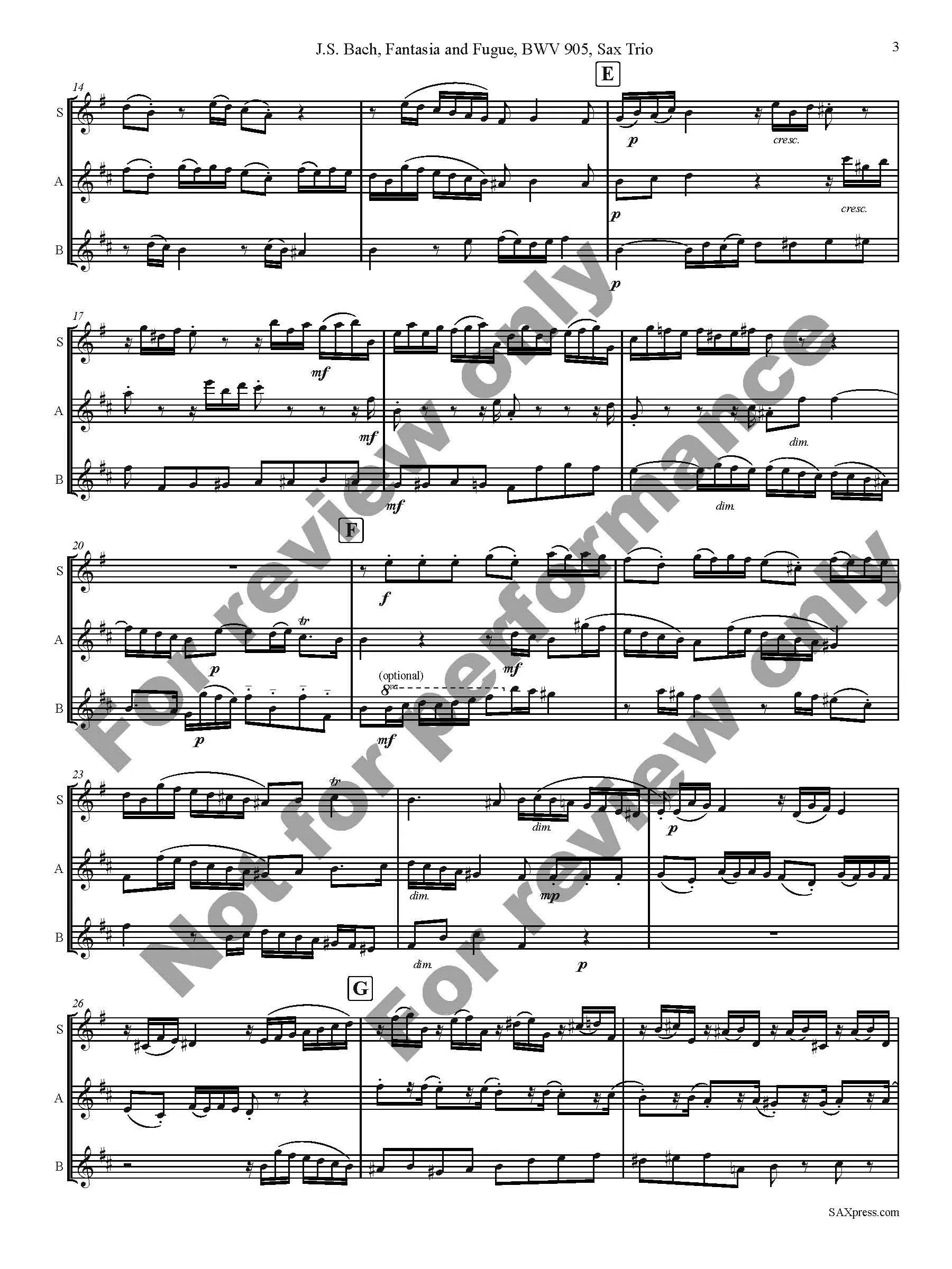 Fantasie and Fugue in D Minor, BWV 905 - Image 4