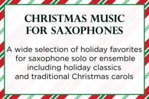 SAXpress Christmas Music For Saxophones. A wide selection of holiday favorites and traditional carols.