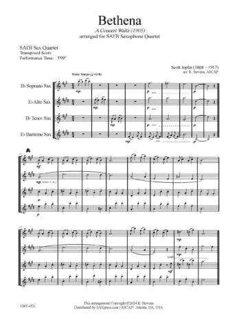 Bethena - A Concert Waltz - Image 2